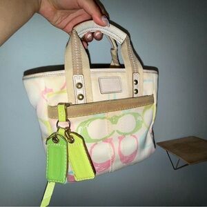Mini handle Coach Bag💕